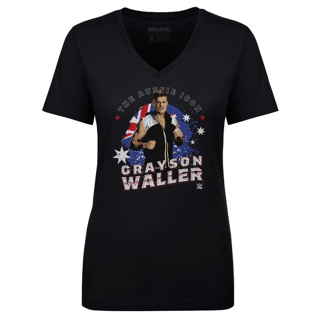 Grayson Waller Women&#39;s V-Neck T-Shirt | 500 LEVEL