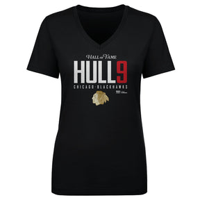 Bobby Hull Women's V-Neck T-Shirt | 500 LEVEL