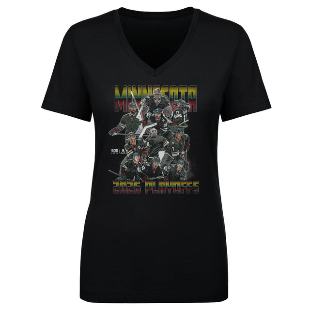 Minnesota Hockey Women's V-Neck T-Shirt | 500 LEVEL