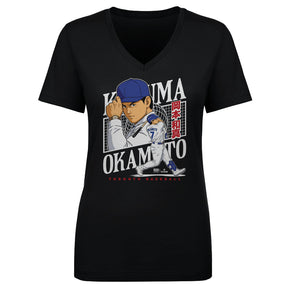 Kazuma Okamoto Women's V-Neck T-Shirt | 500 LEVEL