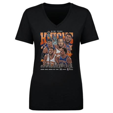 New York Knicks Women's V-Neck T-Shirt | 500 LEVEL
