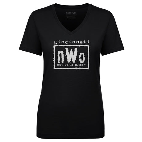 nWo Women's V-Neck T-Shirt | 500 LEVEL