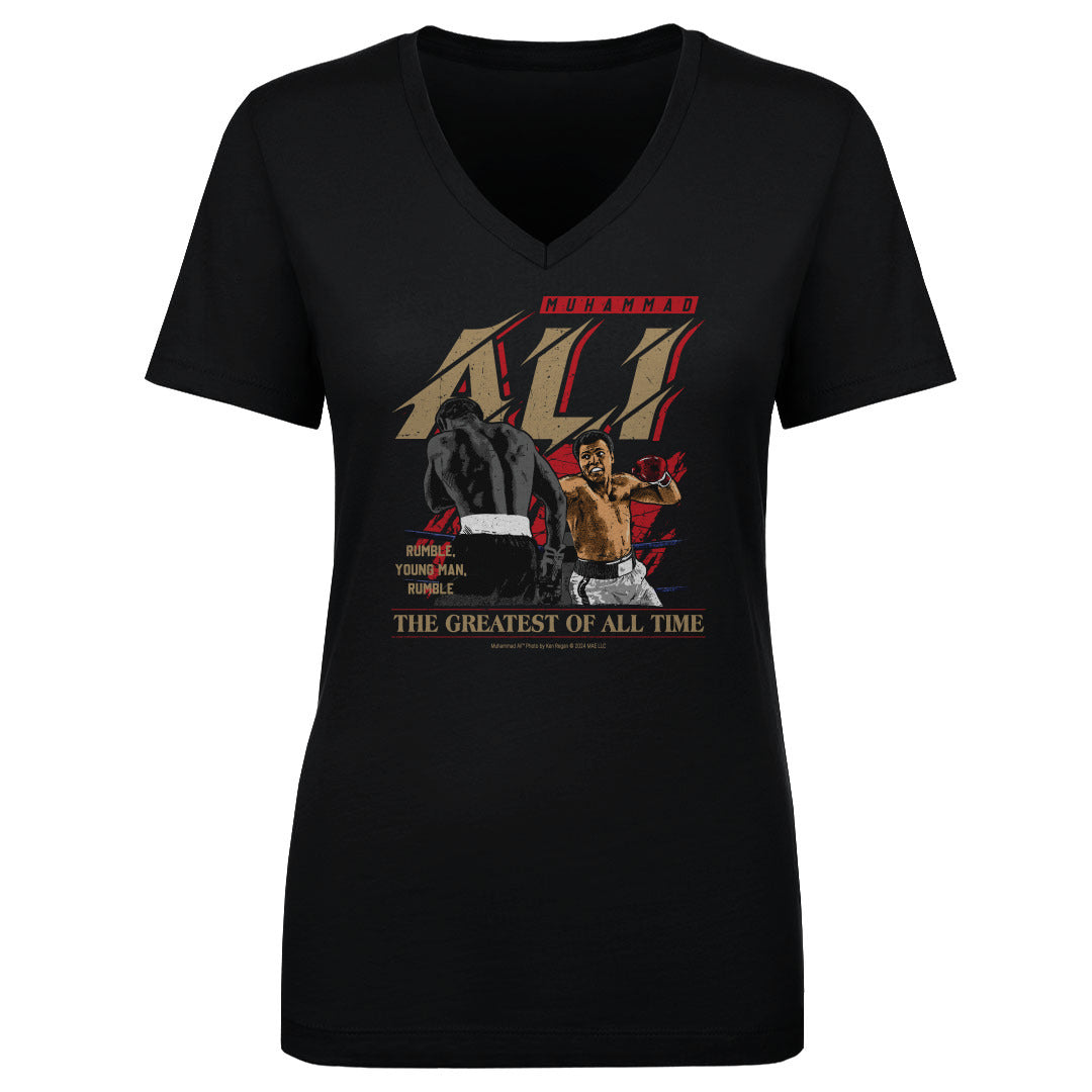 Muhammad Ali Women's V-Neck T-Shirt | 500 LEVEL