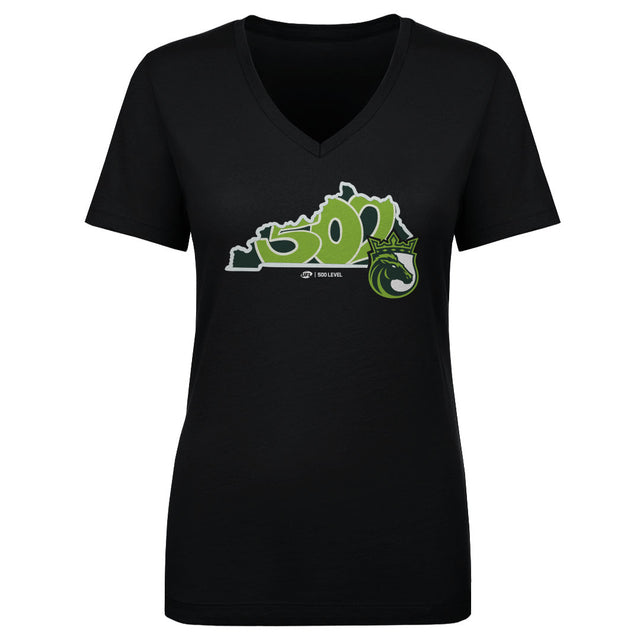 Louisville Kings Women's V-Neck T-Shirt | 500 LEVEL