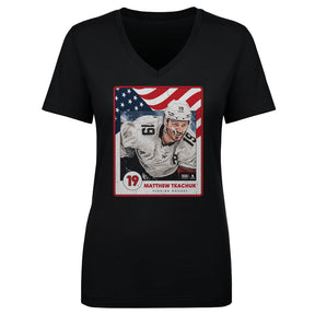 Matthew Tkachuk Women's V-Neck T-Shirt | 500 LEVEL