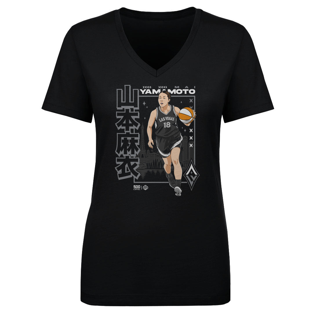 Mai Yamamoto Women's V-Neck T-Shirt | 500 LEVEL