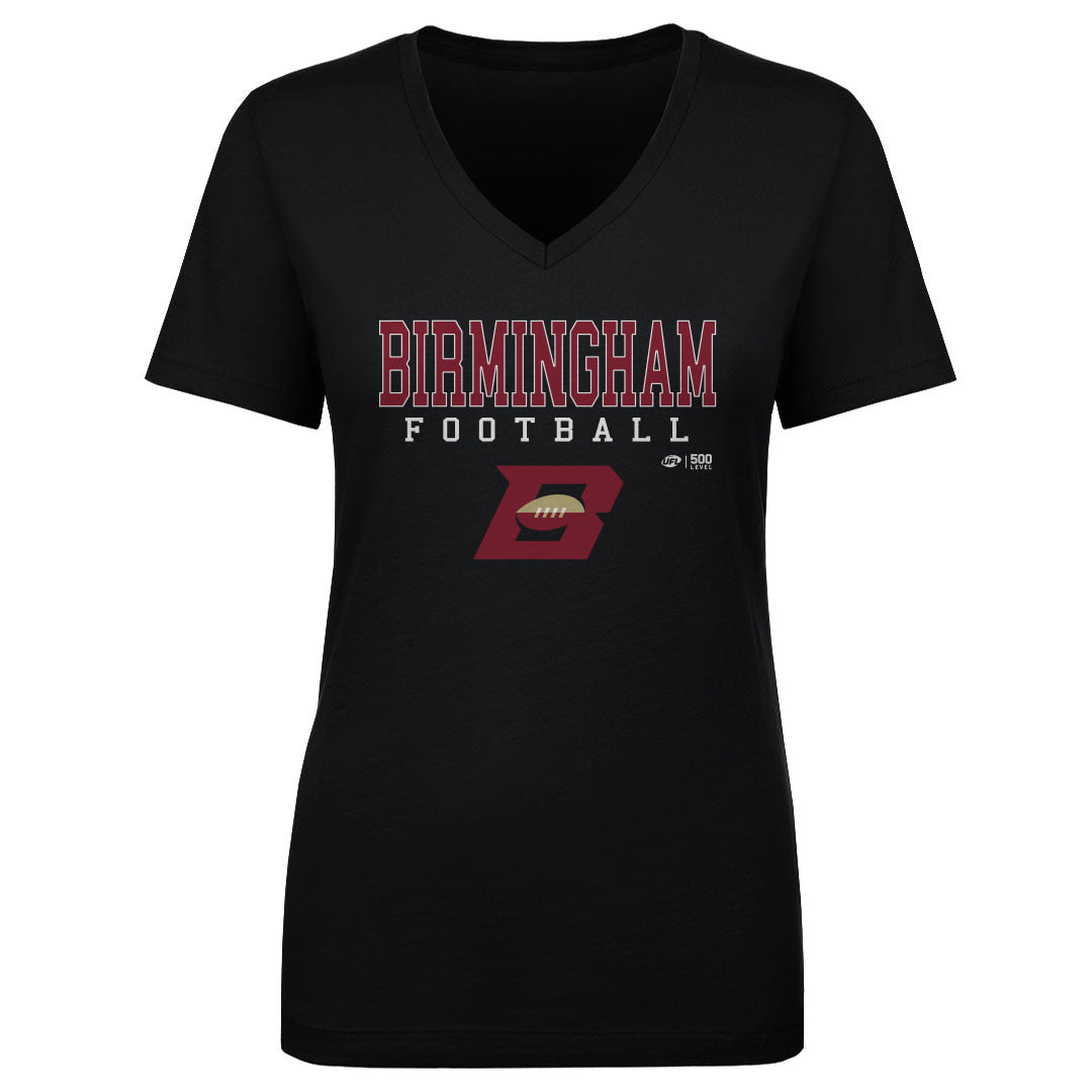 Birmingham Stallions Women's V-Neck T-Shirt | 500 LEVEL