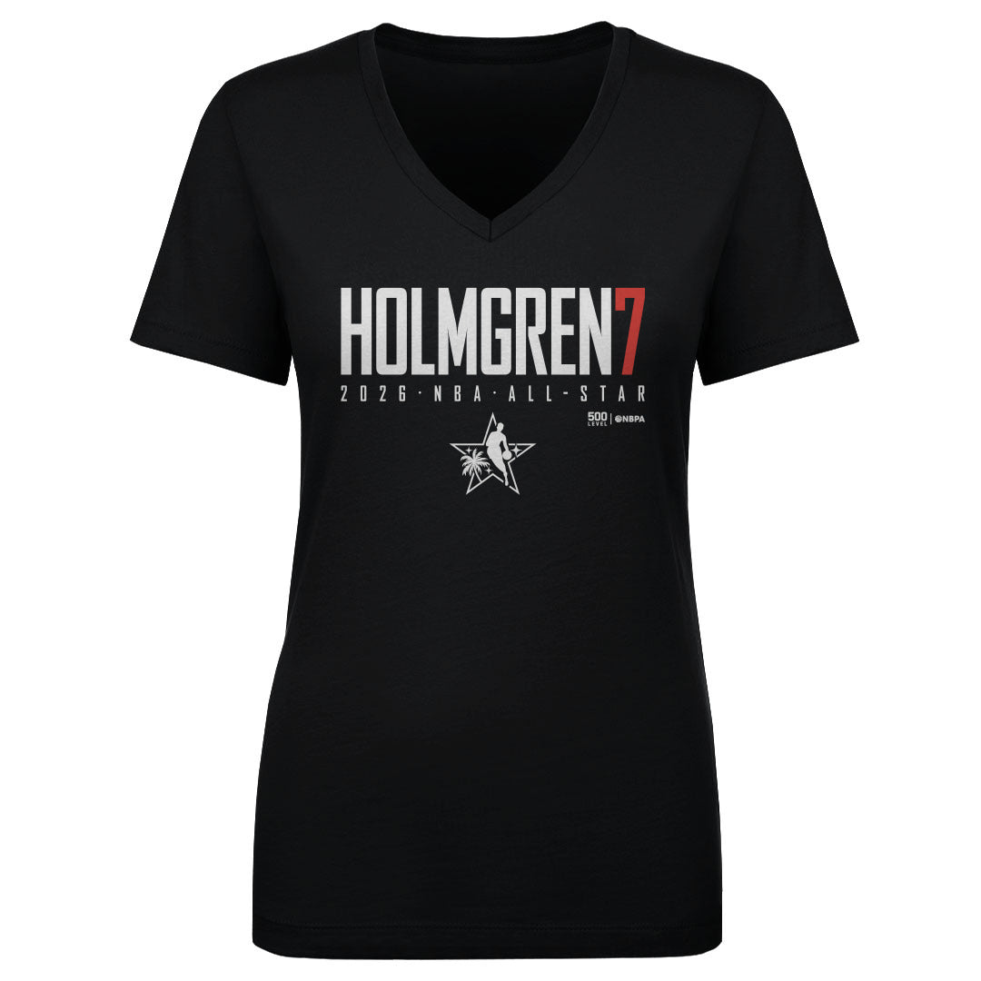 Chet Holmgren Women's V-Neck T-Shirt | 500 LEVEL