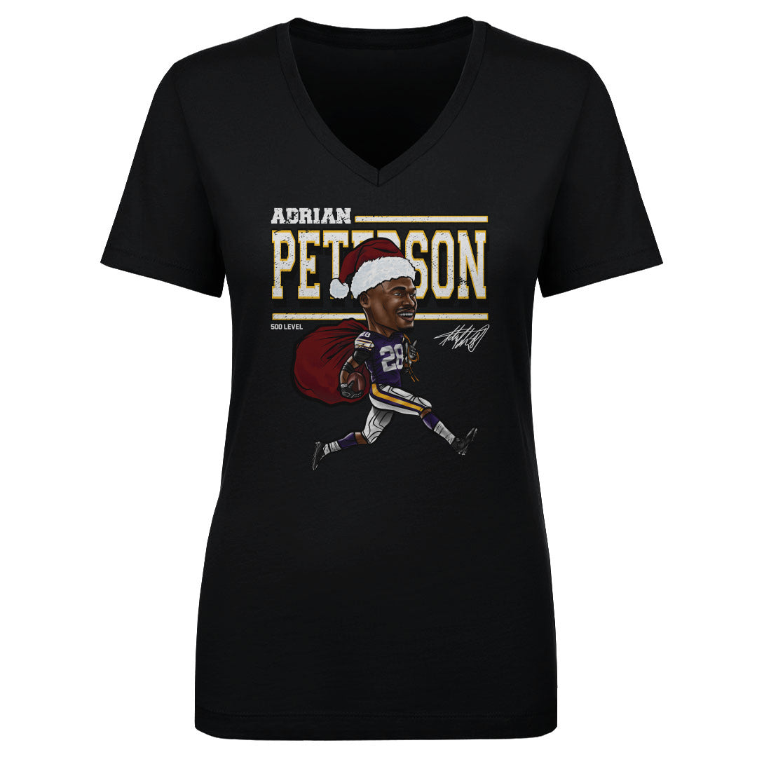 Adrian Peterson Women's V-Neck T-Shirt | 500 LEVEL
