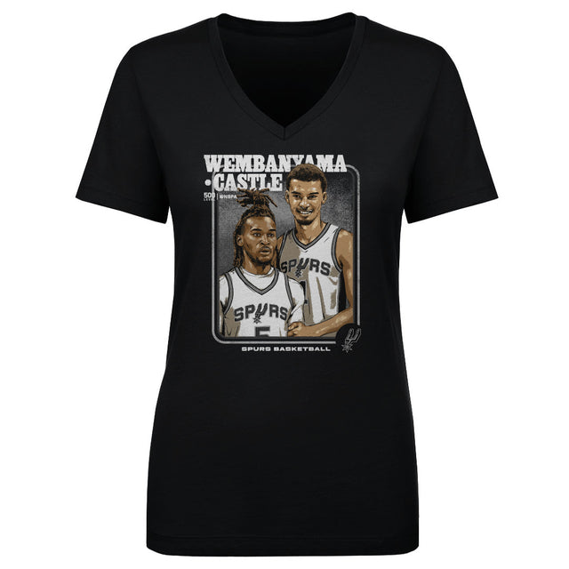 Victor Wembanyama Women's V-Neck T-Shirt | 500 LEVEL