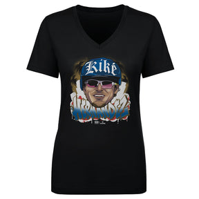 Enrique Hernandez Women's V-Neck T-Shirt | 500 LEVEL