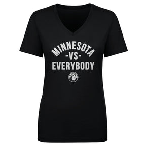 Minnesota Timberwolves Women's V-Neck T-Shirt | 500 LEVEL