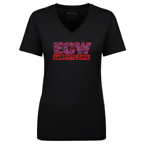 ECW Women's V-Neck T-Shirt | 500 LEVEL