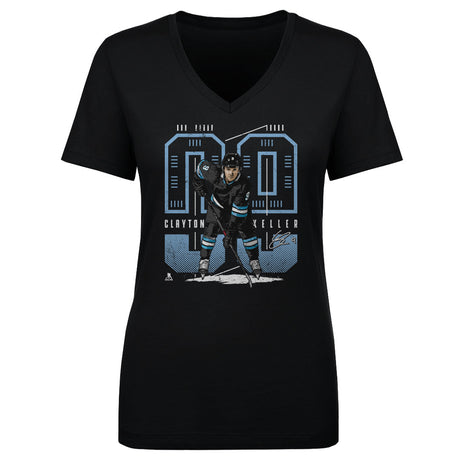 Clayton Keller Women's V-Neck T-Shirt | 500 LEVEL