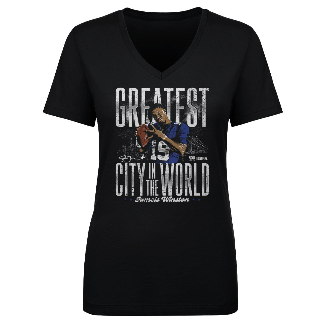 Jameis Winston Women's V-Neck T-Shirt | 500 LEVEL