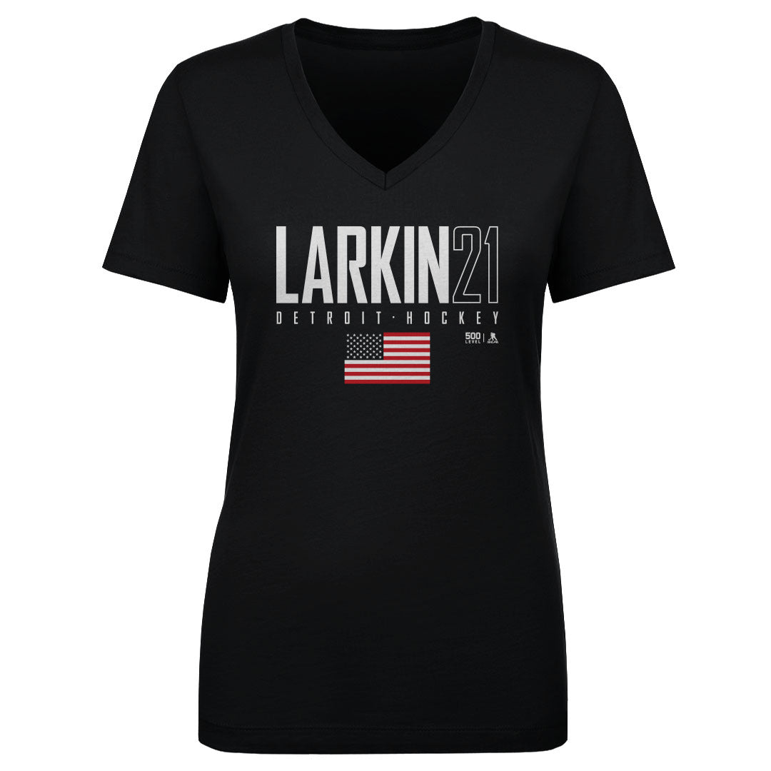 Dylan Larkin Women's V-Neck T-Shirt | 500 LEVEL