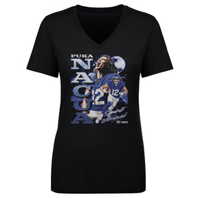 Puka Nacua Women's V-Neck T-Shirt | 500 LEVEL