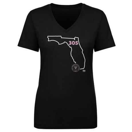 Inter Miami CF Women's V-Neck T-Shirt | 500 LEVEL
