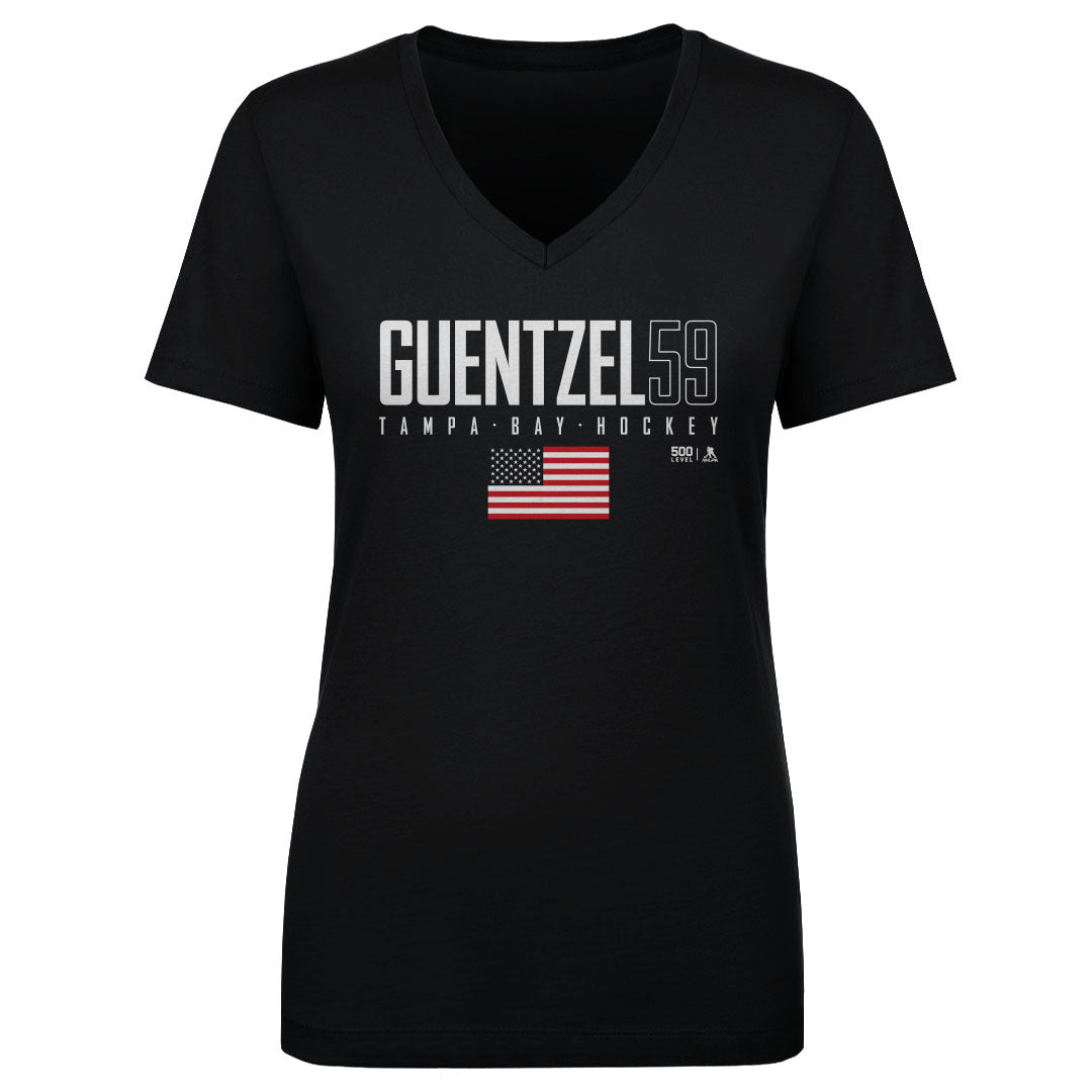 Jake Guentzel Women's V-Neck T-Shirt | 500 LEVEL