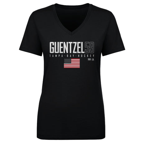 Jake Guentzel Women's V-Neck T-Shirt | 500 LEVEL