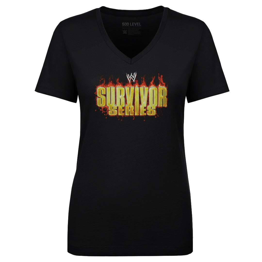 Survivor Series Women's V-Neck T-Shirt | 500 LEVEL