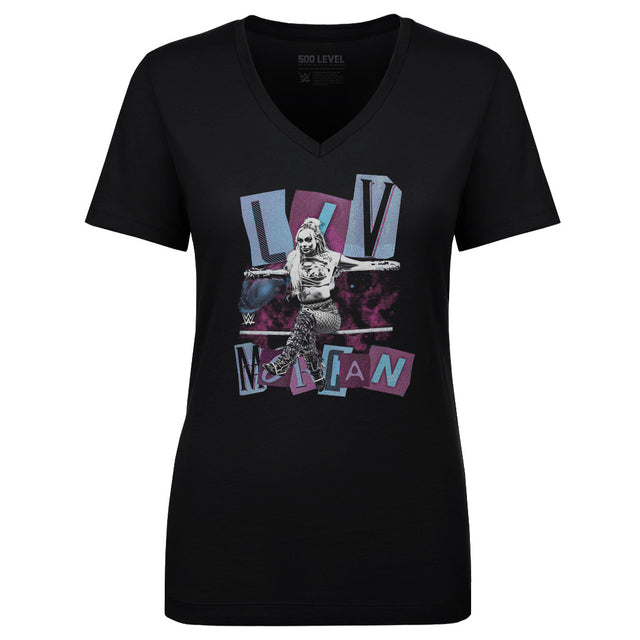 Liv Morgan Women's V-Neck T-Shirt | 500 LEVEL
