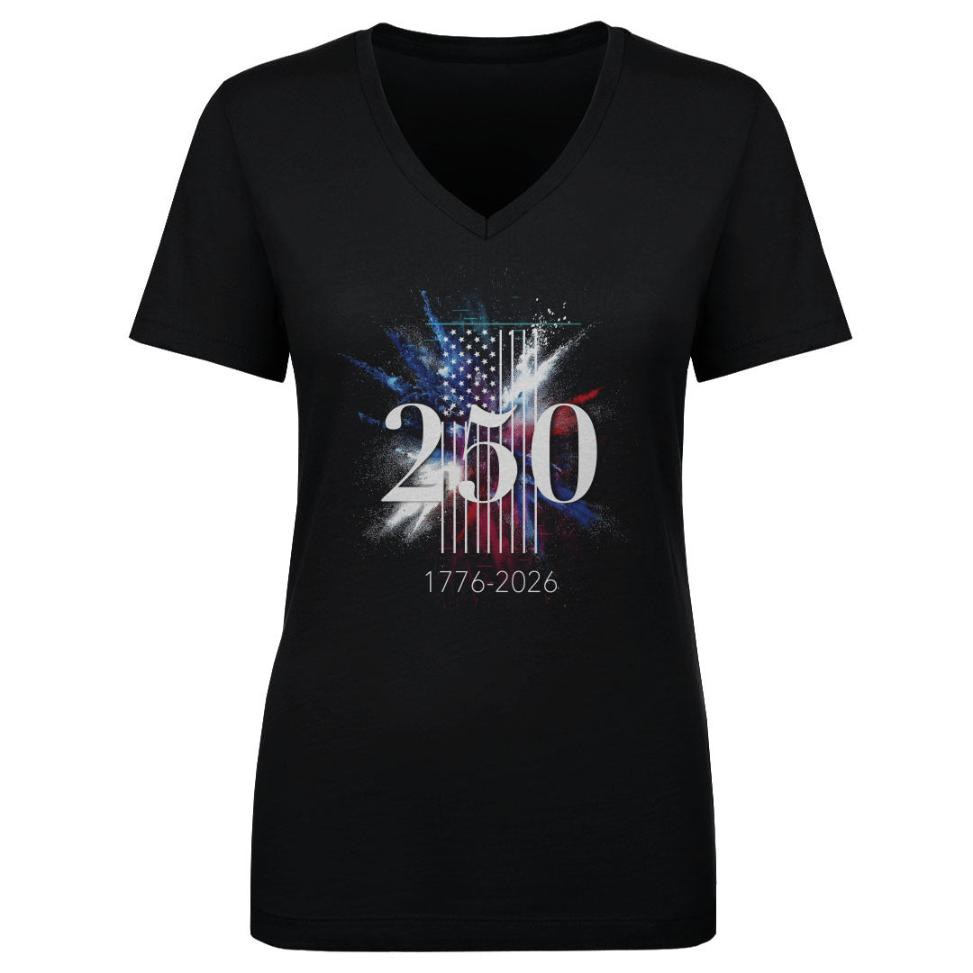 USA Women's V-Neck T-Shirt | 500 LEVEL