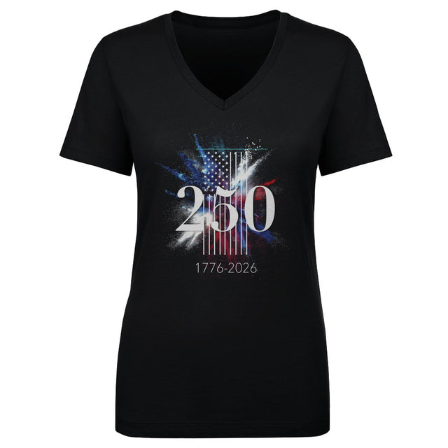 USA Women's V-Neck T-Shirt | 500 LEVEL
