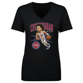 Cade Cunningham Women's V-Neck T-Shirt | 500 LEVEL