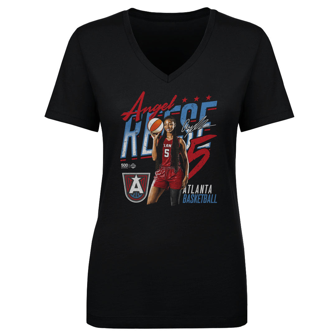 Angel Reese Women's V-Neck T-Shirt | 500 LEVEL