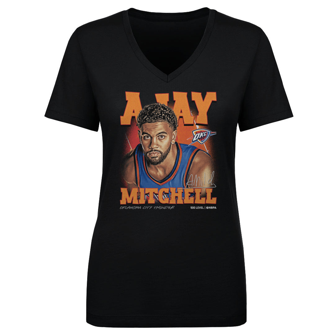 Ajay Mitchell Women's V-Neck T-Shirt | 500 LEVEL