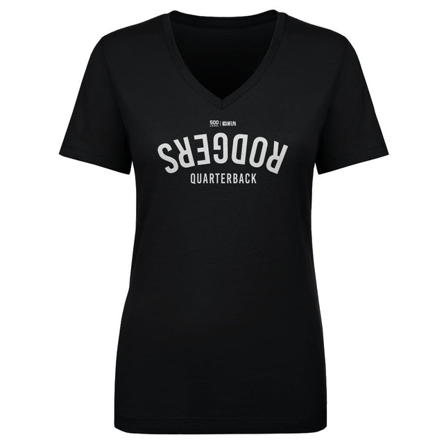 Aaron Rodgers Women's V-Neck T-Shirt | 500 LEVEL