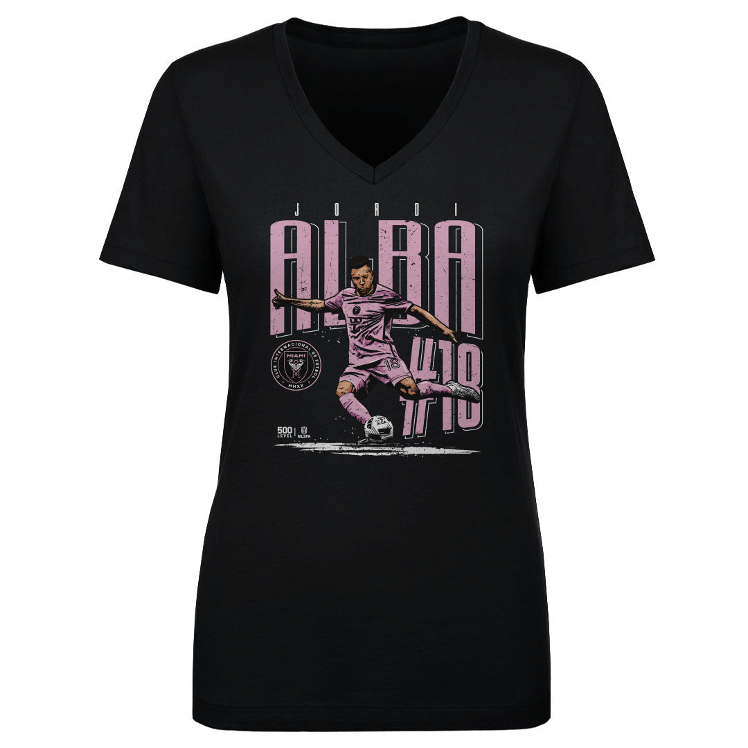 Jordi Alba Women's V-Neck T-Shirt | 500 LEVEL