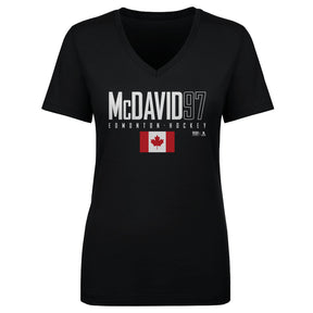 Connor McDavid Women's V-Neck T-Shirt | 500 LEVEL