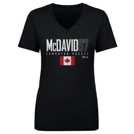 Connor McDavid Women's V-Neck T-Shirt | 500 LEVEL