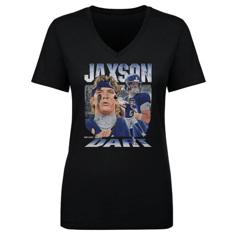Jaxson Dart Women's V-Neck T-Shirt | 500 LEVEL