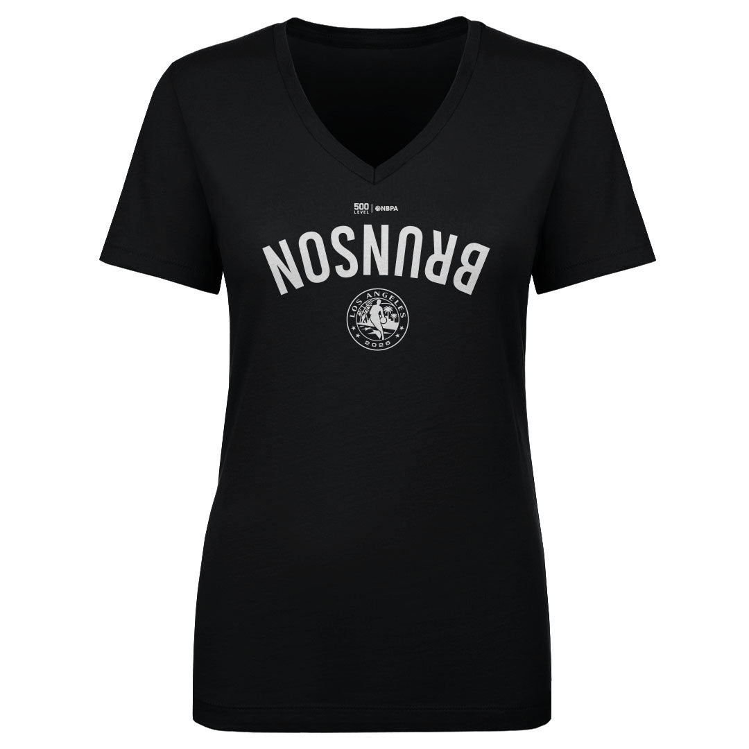 Jalen Brunson Women's V-Neck T-Shirt | 500 LEVEL