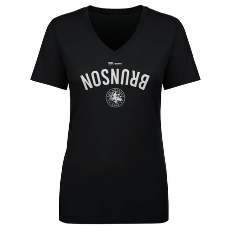 Jalen Brunson Women's V-Neck T-Shirt | 500 LEVEL