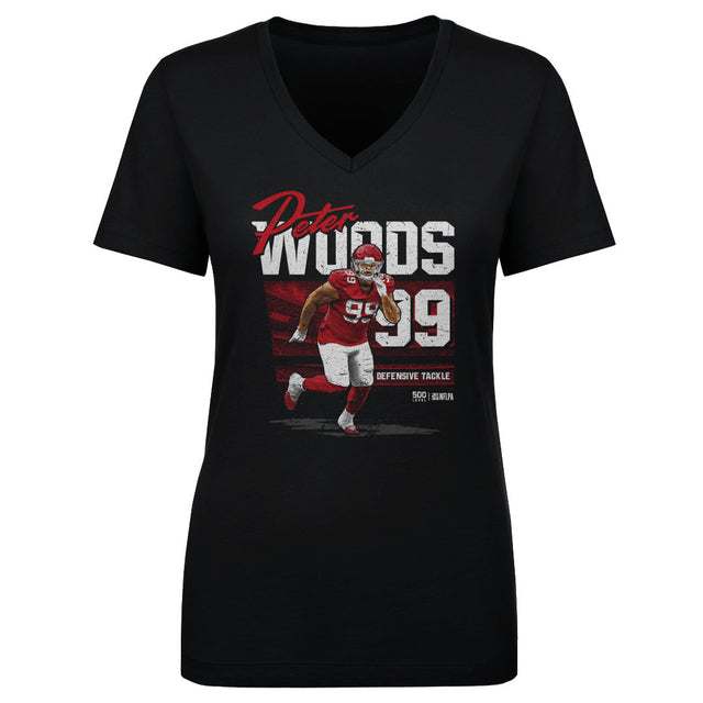 Peter Woods Women's V-Neck T-Shirt | 500 LEVEL