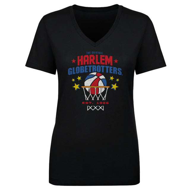 Harlem Globetrotters Women's V-Neck T-Shirt | 500 LEVEL
