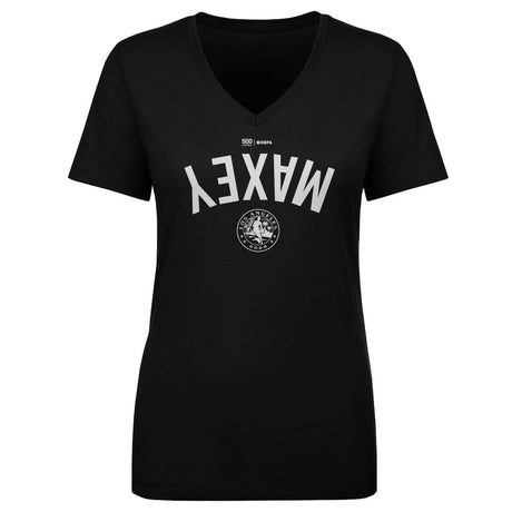 Tyrese Maxey Women's V-Neck T-Shirt | 500 LEVEL