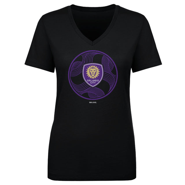 Orlando City Women's V-Neck T-Shirt | 500 LEVEL