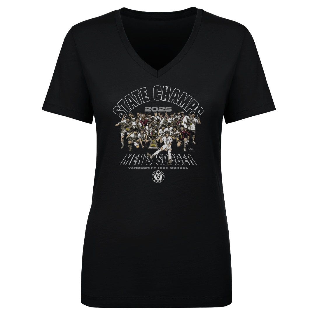 Crown Trio Women's V-Neck T-Shirt | 500 LEVEL