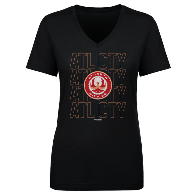 Atlanta City FC Women's V-Neck T-Shirt | 500 LEVEL