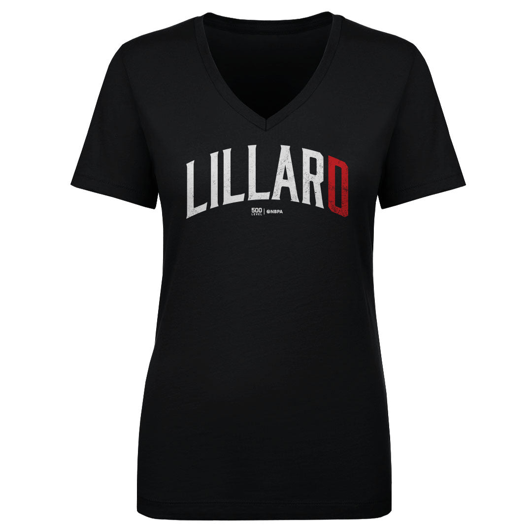 Damian Lillard Women's V-Neck T-Shirt | 500 LEVEL