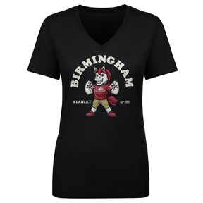 Birmingham Stallions Women's V-Neck T-Shirt | 500 LEVEL