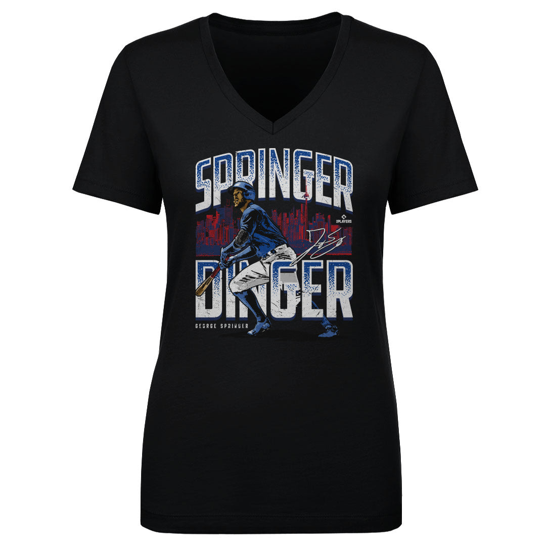 George Springer Women's V-Neck T-Shirt | 500 LEVEL