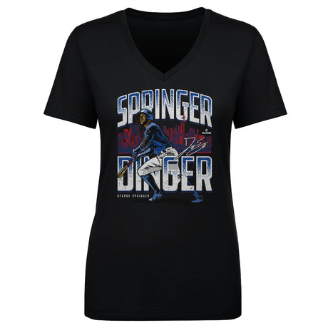 George Springer Women's V-Neck T-Shirt | 500 LEVEL