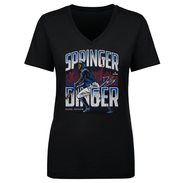 George Springer Women's V-Neck T-Shirt | 500 LEVEL