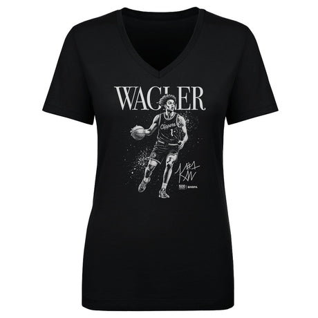 Keaton Wagler Women's V-Neck T-Shirt | 500 LEVEL